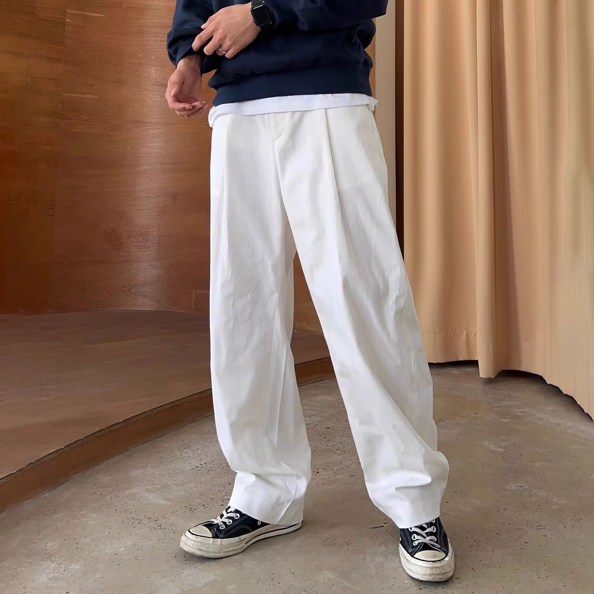 Tailored Trouser Wide - GELITAYIN Erkek Pantolon Terzilik Geniş Düz