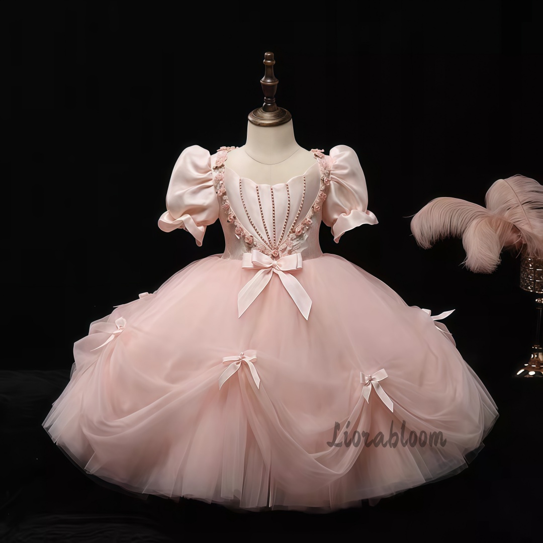 Formal Attire Woman - Kız Çocukları İçin Tasarımcı Pembe Resmi