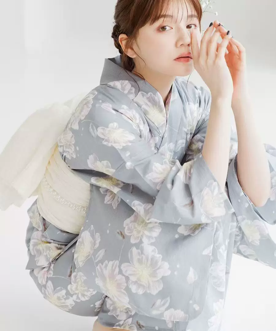Formal Wear Japan Women - Kadın Geleneksel Japon Yukata Kimono, %100