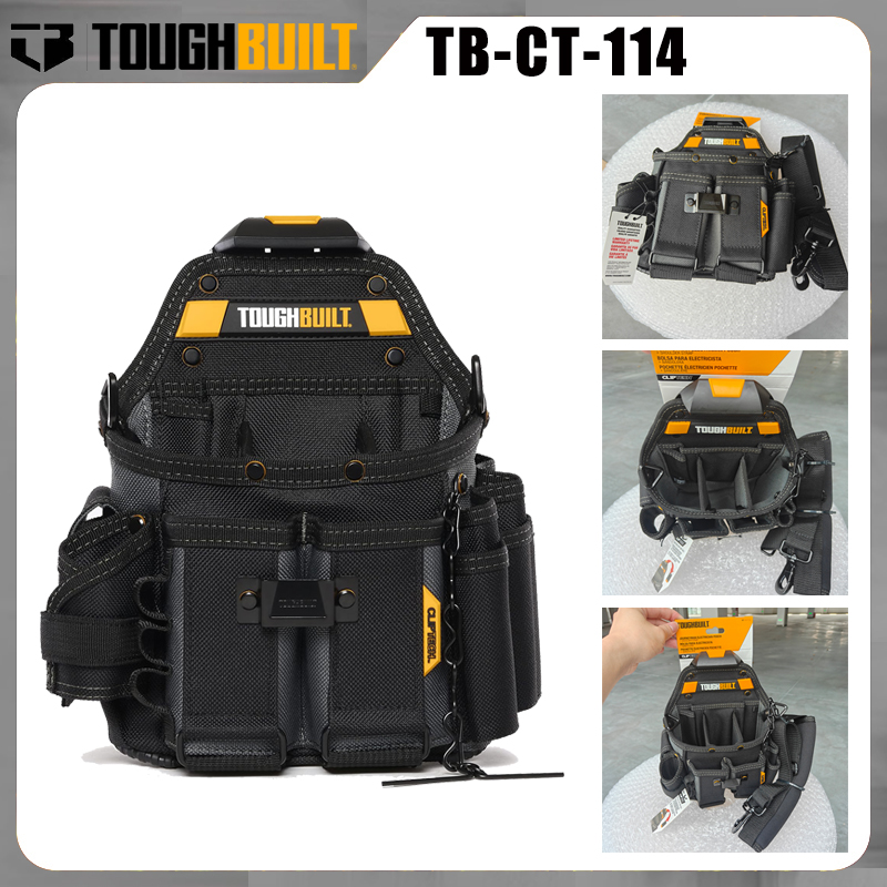 Shoulder Bag Structured - TOUGHBUILT TB-CT-114 Elektrikçi Alet Çantası ClipTech