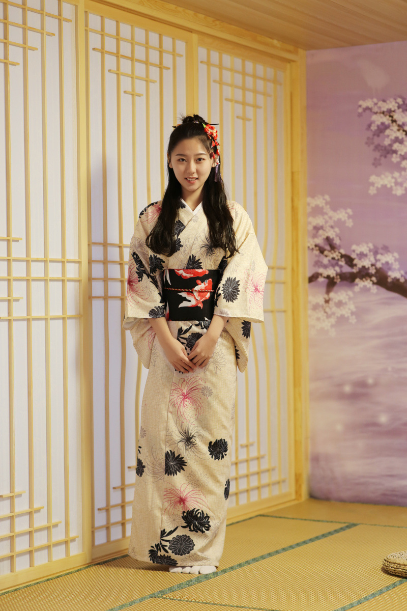 Formal Wear Japan Women - Kadın Japonya Tarzı Geleneksel Kimono Taklit