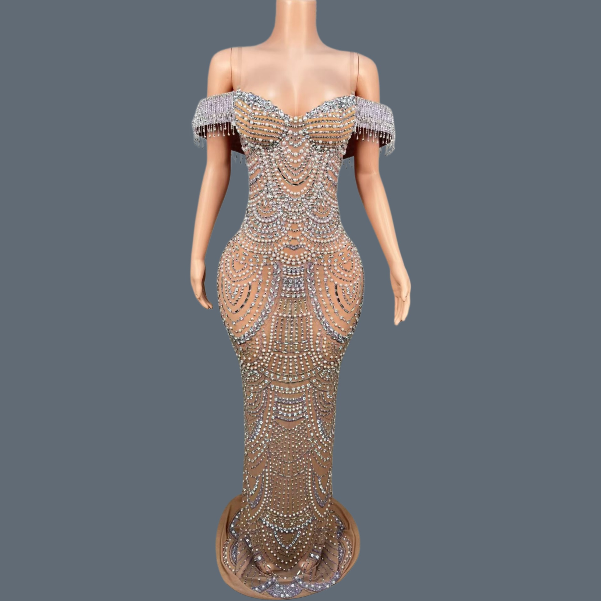 Lüks Zarif Resmi Straplez Uzun - Women Formal Wear Photoshoot incelemesi ve fiyatı
