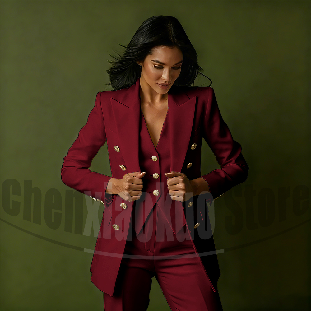 Kadın Kruvaze Üç Parçalı Takım - Women'S Formal Wear Pants Suit incelemesi ve fiyatı