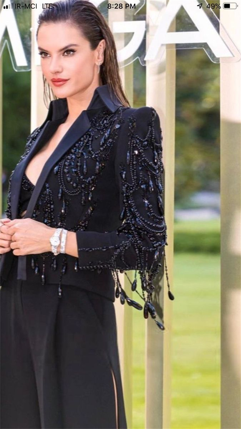 Siyah Kristaller Kadın Takım E - Women Formal Wear Trousers incelemesi ve fiyatı