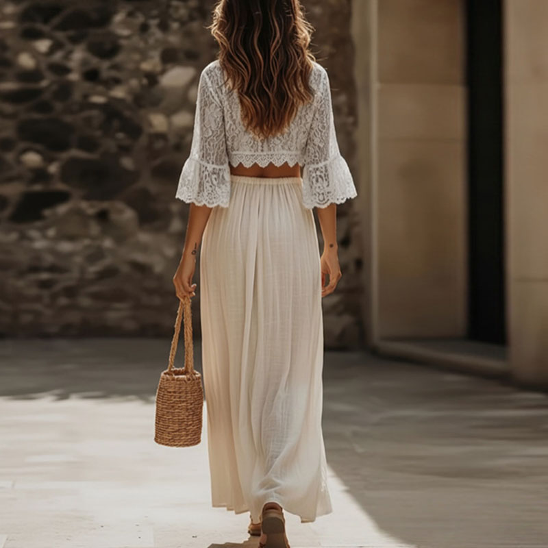 Kadınlar İçin Bohem Dantel İki - Formal Attire Woman incelemesi ve fiyatı