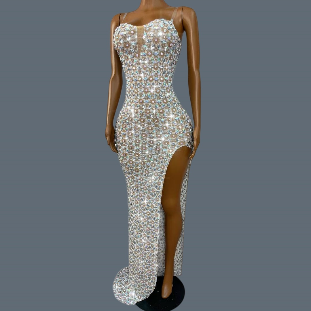 Resmi Straplez Yüksek Yan Yırt - Women Formal Wear Photoshoot incelemesi ve fiyatı