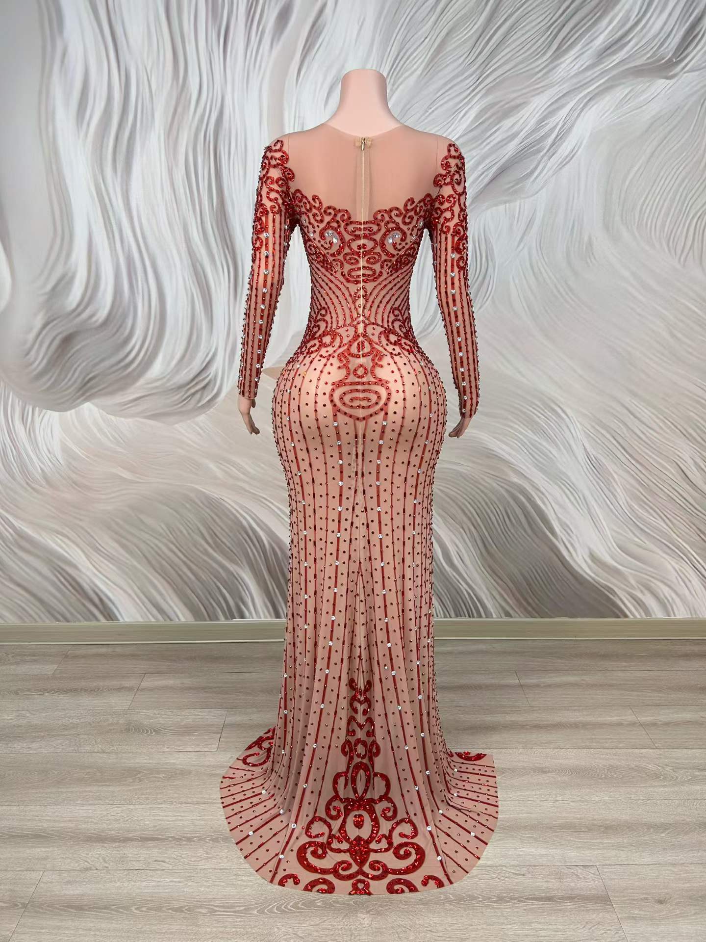 Seksi Kristal Detaylı Şeffaf A - Women Formal Wear Photoshoot incelemesi ve fiyatı