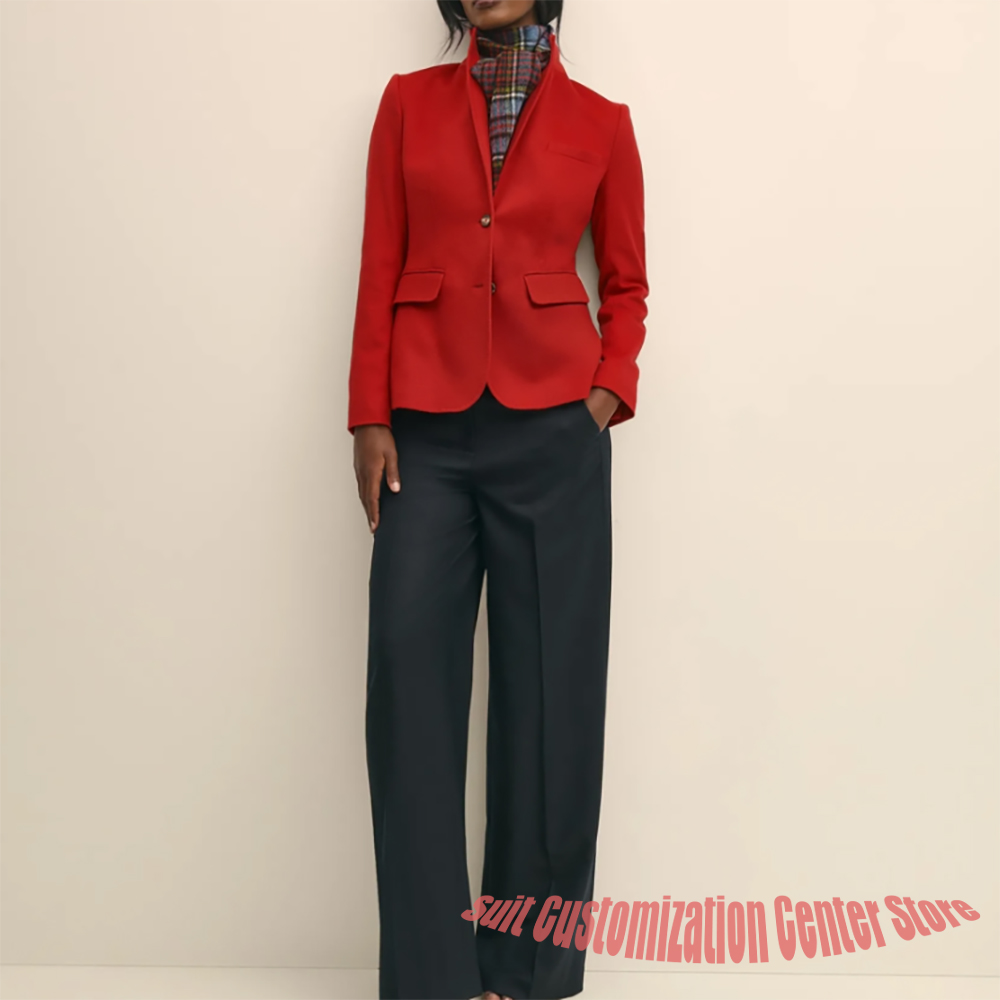Kadın Lacivert Yünlü Giysiler  - Women'S Formal Wear Pants Suit incelemesi ve fiyatı
