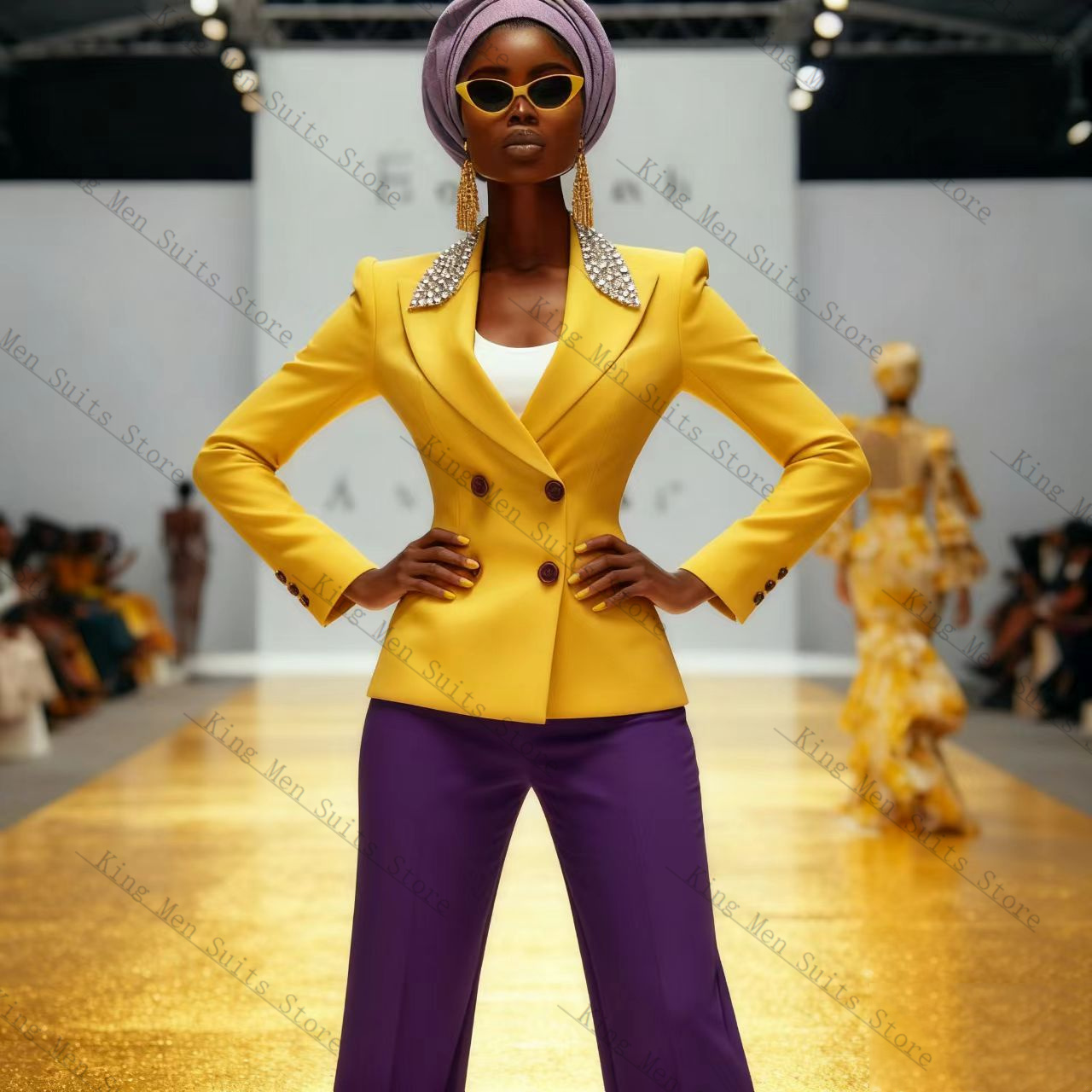 Lüks Kristaller Kadın Takım El - Women Formal Wear Trousers incelemesi ve fiyatı