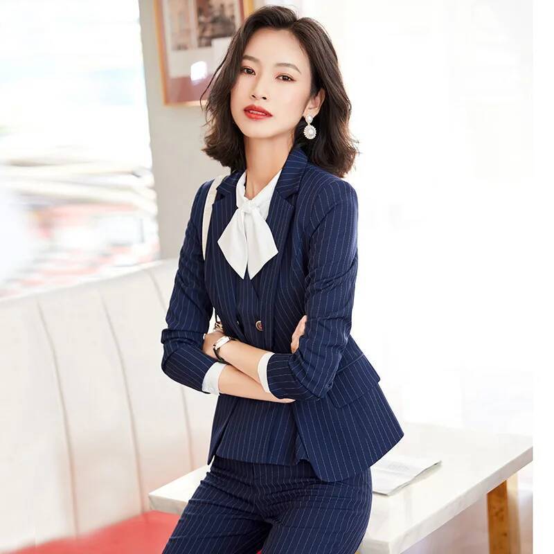 Şeritli Resmi İş Elbiseleri Ka - Women'S Formal Wear Pantsuits incelemesi ve fiyatı