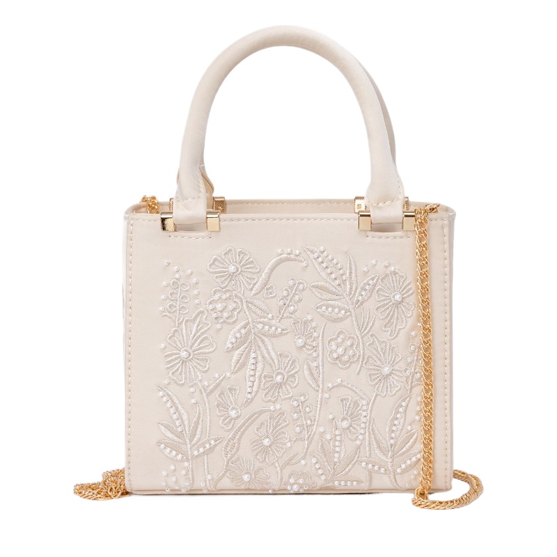 İşlemeli İnci Çanta Vintage Za - Shoulder Bag Structured incelemesi ve fiyatı