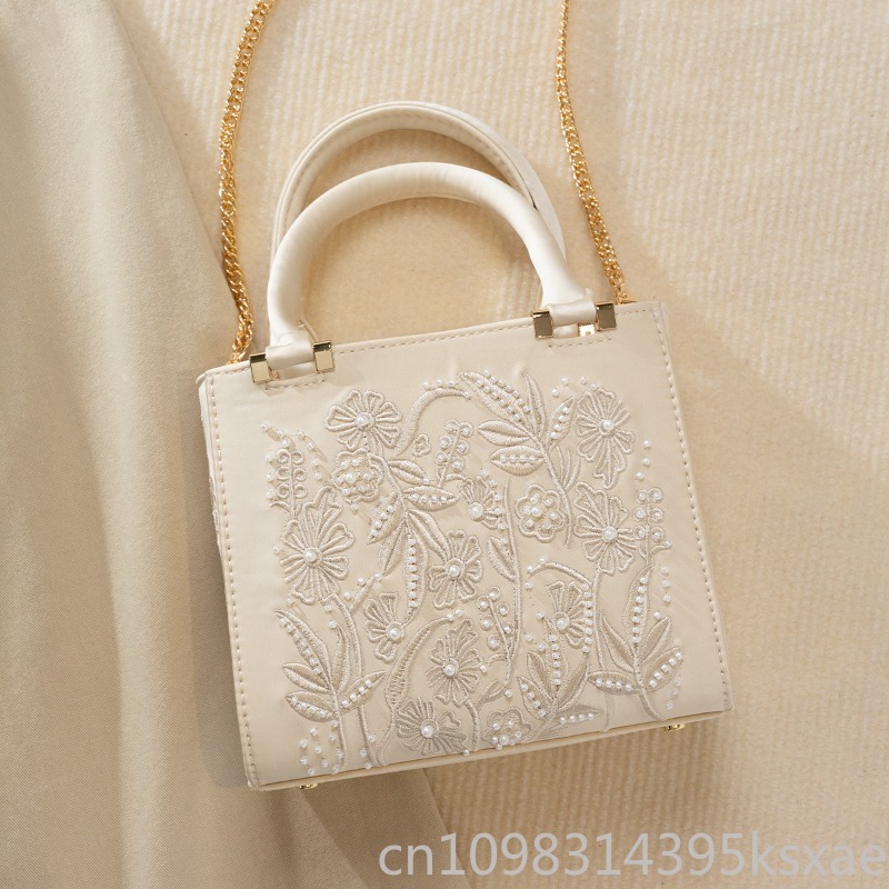 İşlemeli İnci Çanta Vintage Za - Shoulder Bag Structured incelemesi ve fiyatı