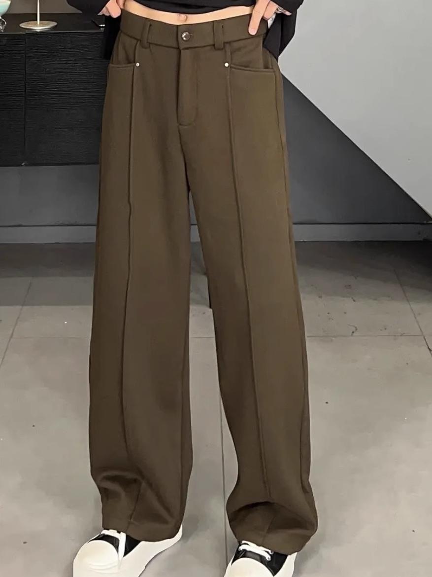 Kore Tarzı Günlük Pantolonlar  - Tailored Trouser Wide incelemesi ve fiyatı