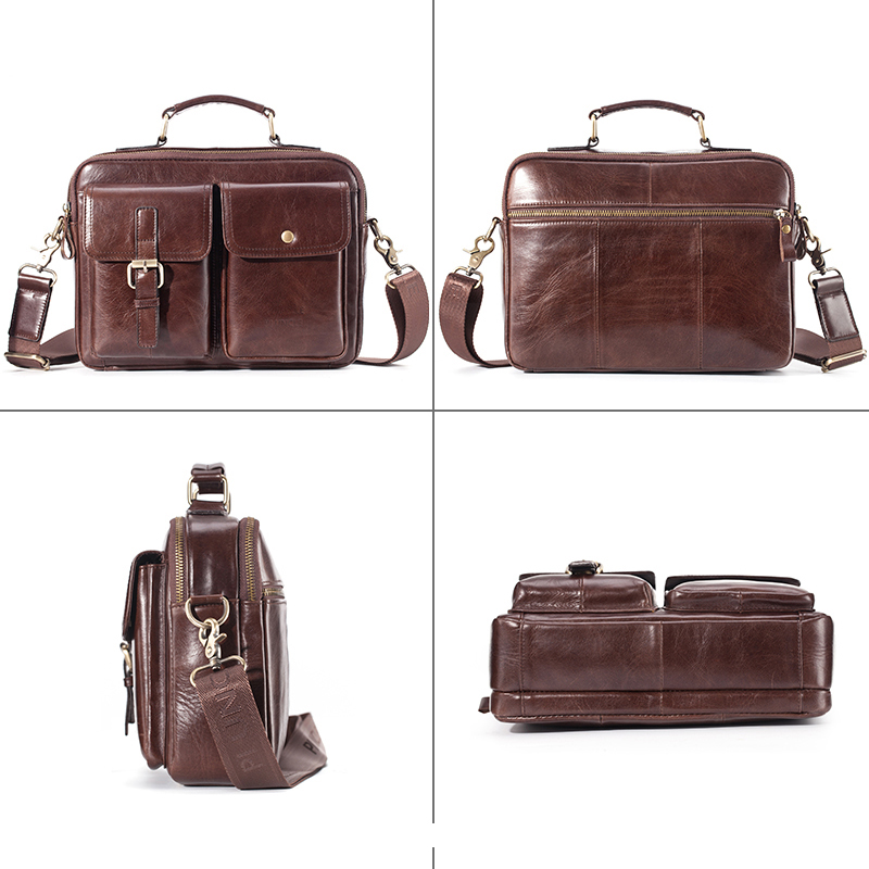 Marka yeni inek derisi deri as - Shoulder Bag Structured incelemesi ve fiyatı