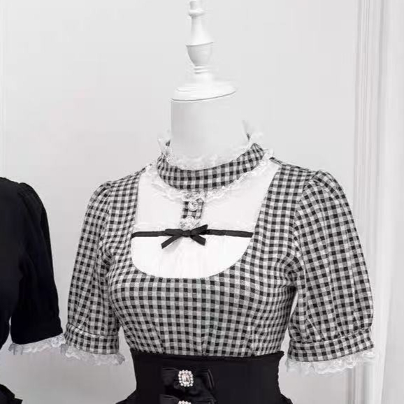 Japon Lolita Bluz Kadın Kawaii - Formal Wear Japan Women incelemesi ve fiyatı